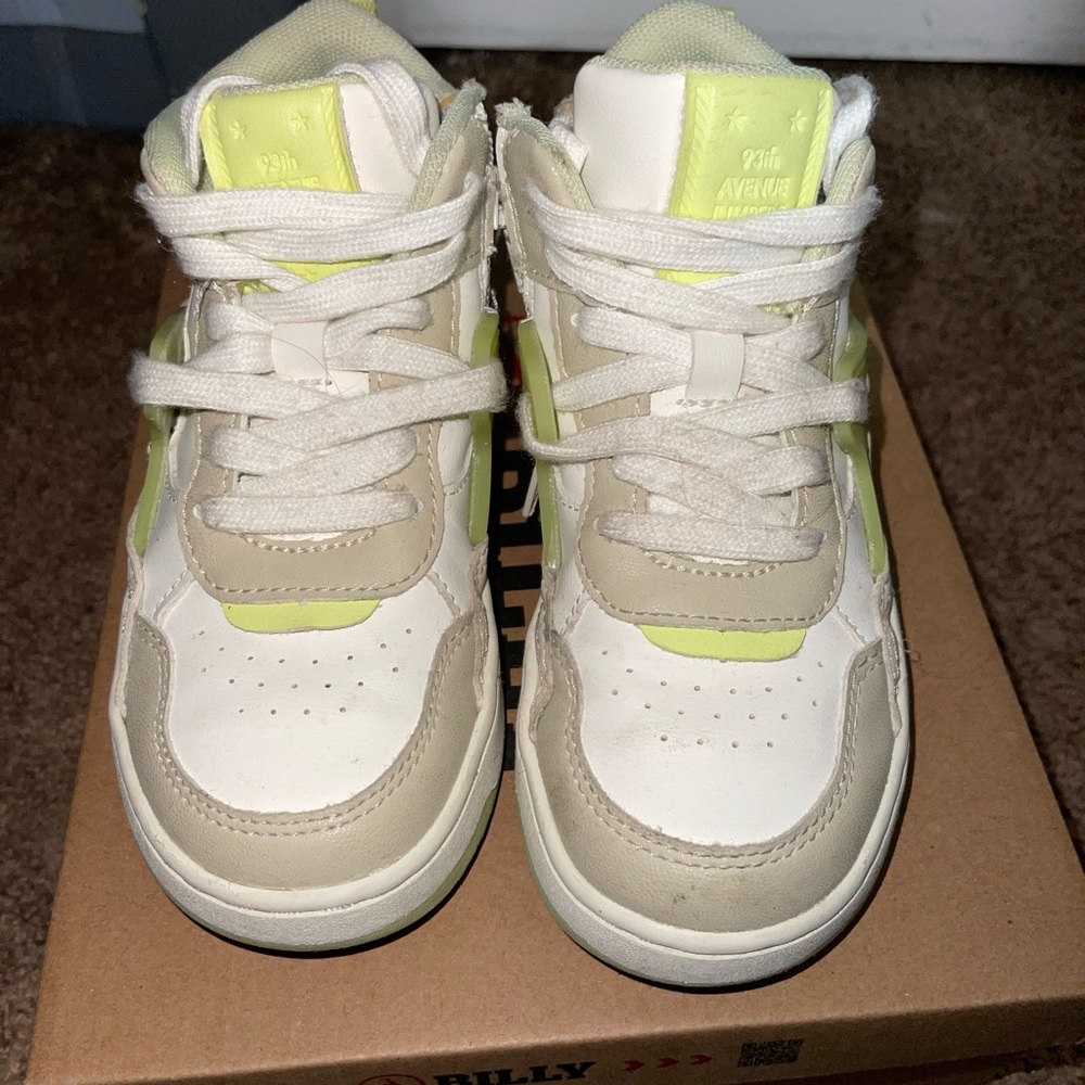 Zara Kids Sneakers - Cream and Light Green